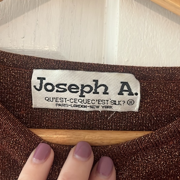 VNTG Joseph A Sparkle Sweater Tank - Picture 3 of 4